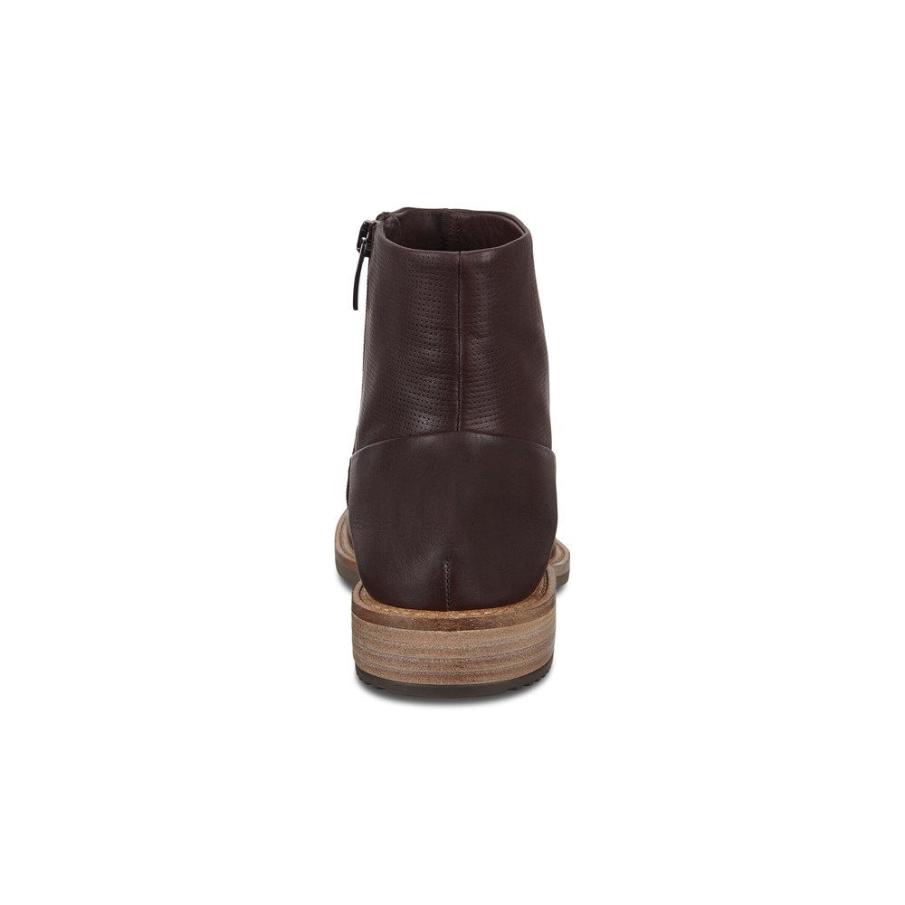 Womens Ankle Boots - ECCO Sartorelle 25S - Brown - 5831PFXIO